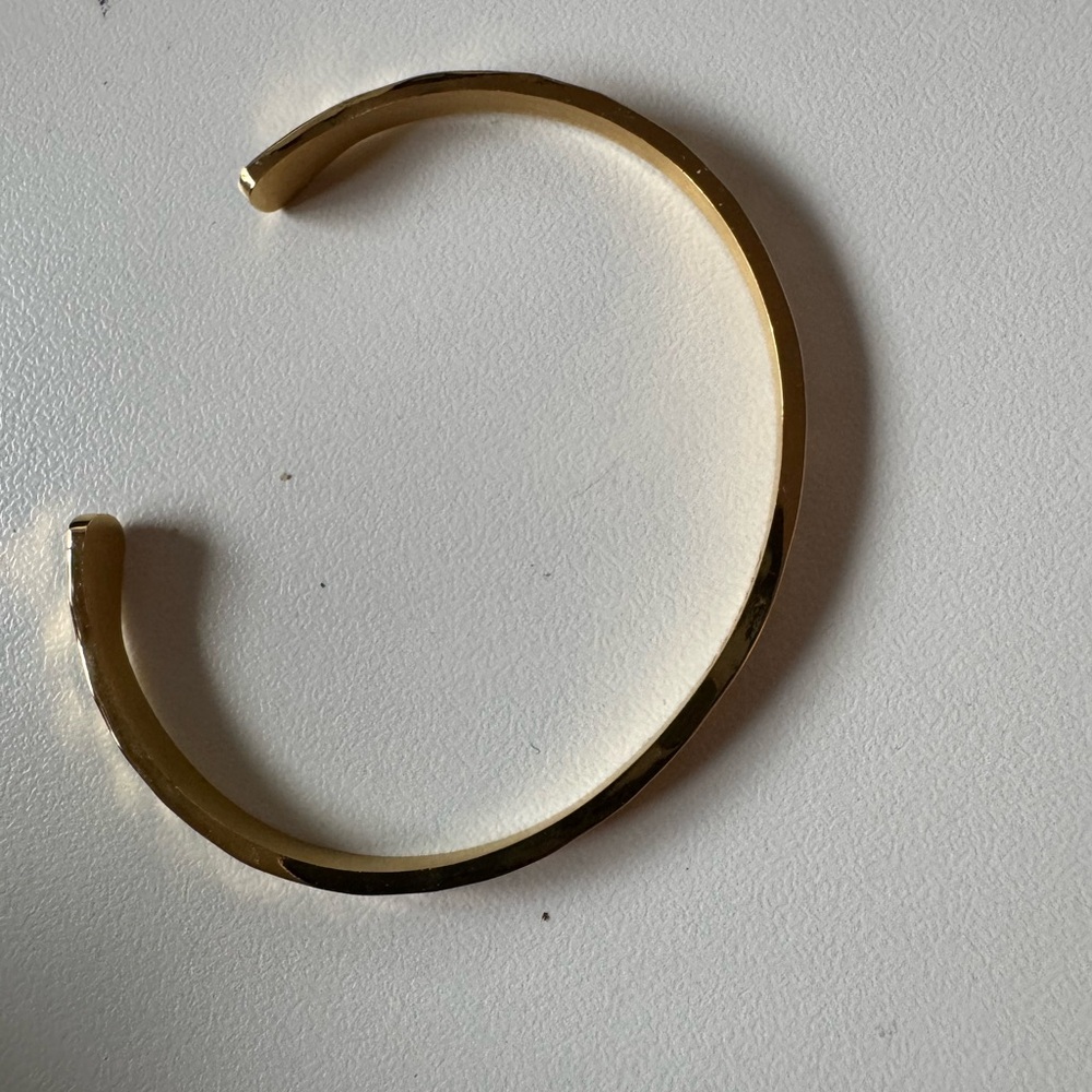Chic Gold-Tone Open Cuff Bracelet